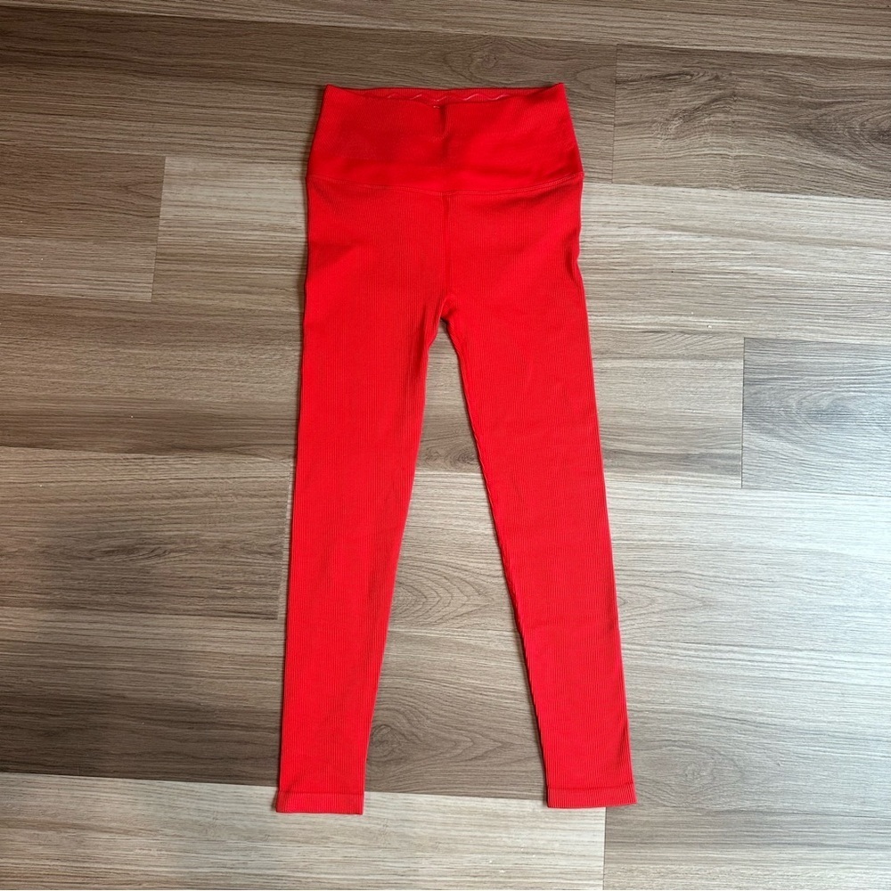Spiritual Gangster women’s red legging size XS / S sculpt 7/8 length workout